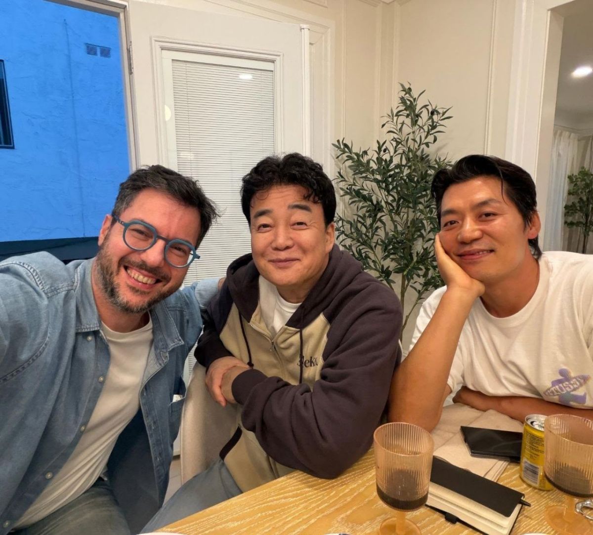 파브리 셰프, 백종원 대표, 송훈 셰프. / 송훈 인스타그램