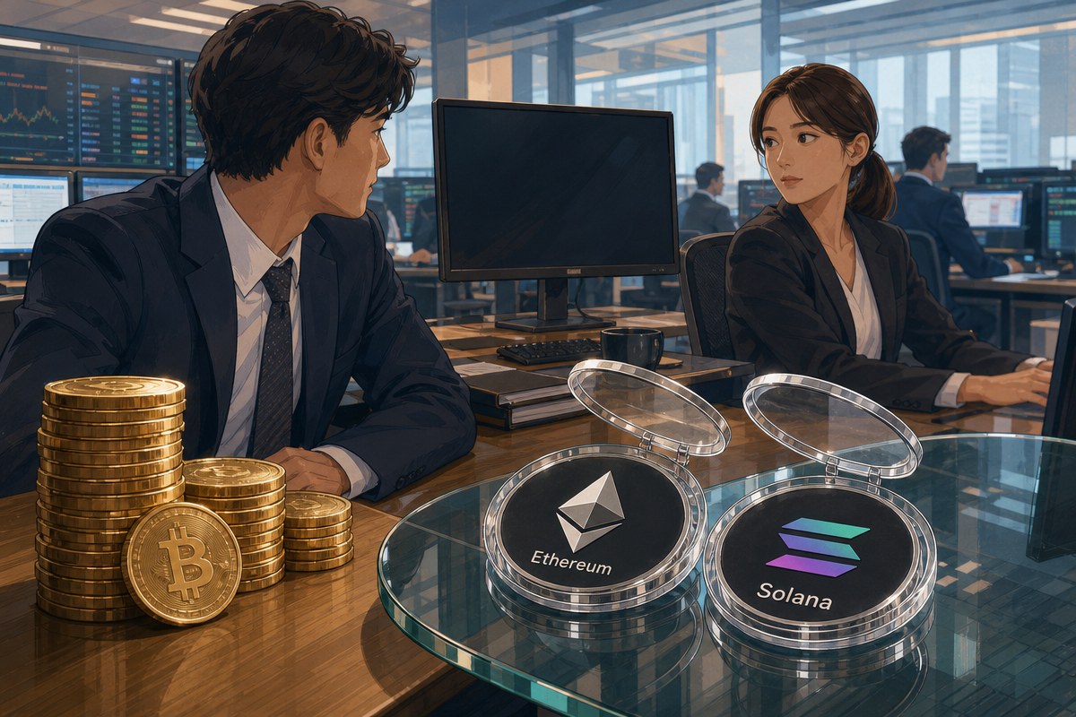 JP모간 토큰화 펀드 이더리움서 4억 달러 상환될 때 솔라나는 4억 5천만 달러 늘었다