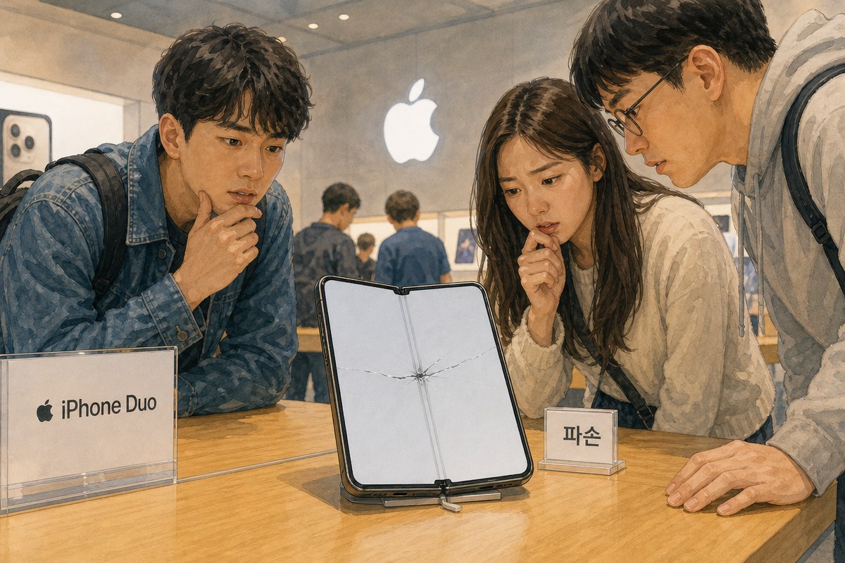 아이폰 듀오 화면 깨져도 애플스토어선 즉시 교체…통신사 구매자는 재고 부족에 교체 지연