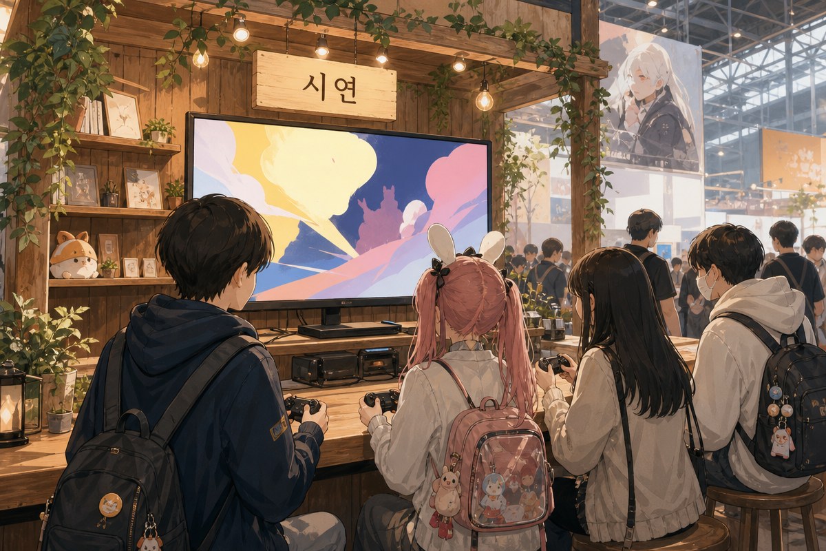파레이돌리아, AGF 현장서 메이츠와 음성 가위바위보…타소가레관 재현 부스 운영