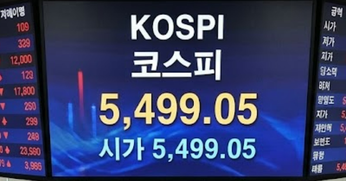 코스피 시가 / 단순 자료 사진. 기사 이해를 돕기 위해 AI로 제작한 이미지.