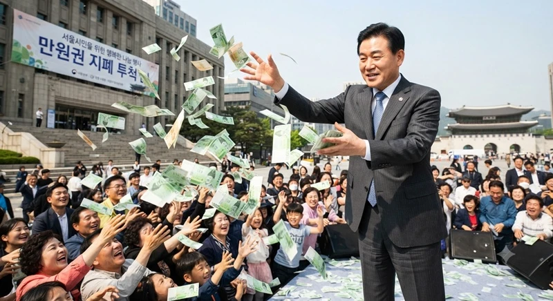 당진시는 지원금 대상을 '모든 시민'으로 정했다. / AI 생성 이미지