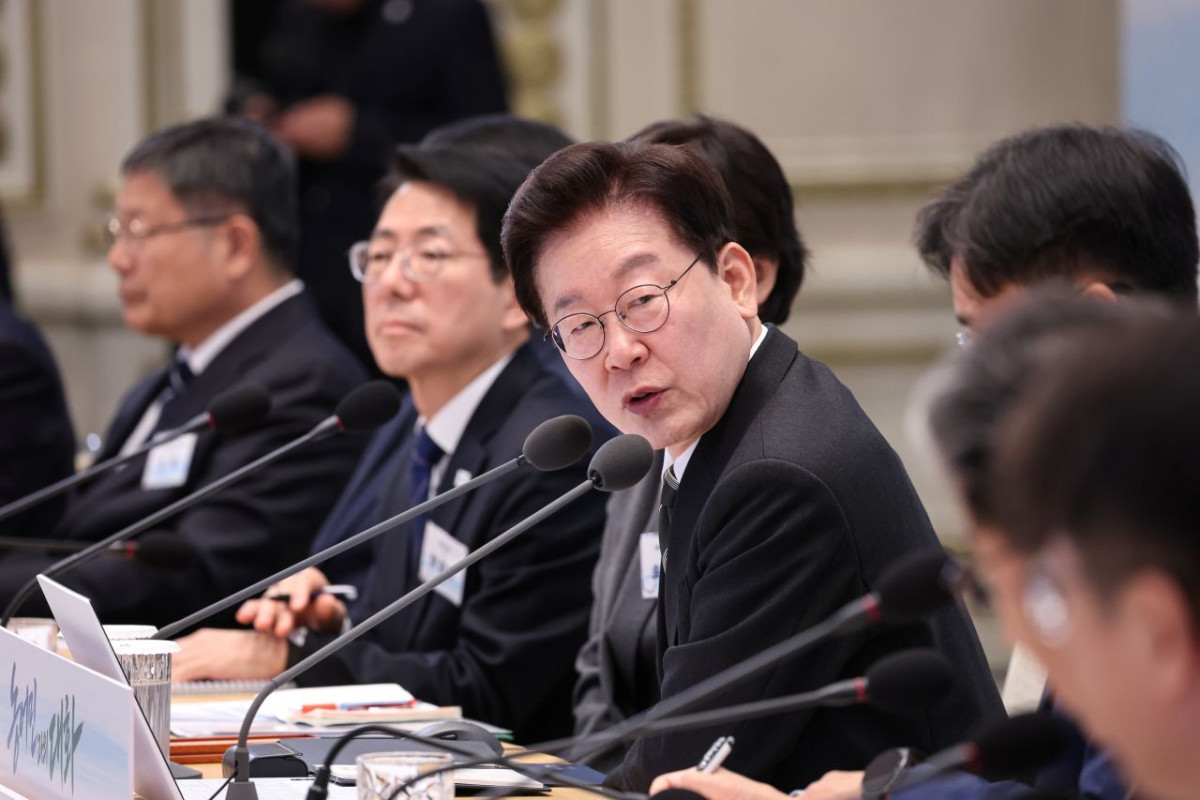 이재명 대통령이 26일 청와대 영빈관에서 열린 농어촌 간담회에서 발언하고 있다. / 뉴스1