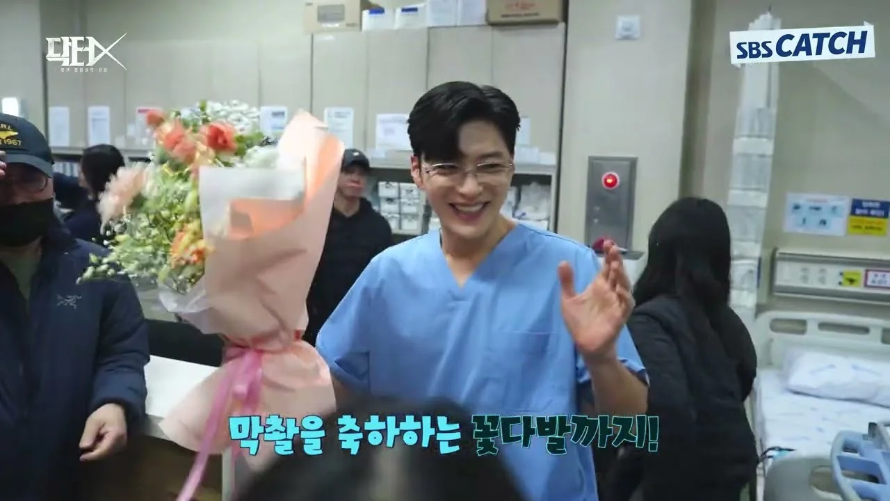드라마 '닥터X' 메이킹 영상 화면 (영상=SBS Catch)