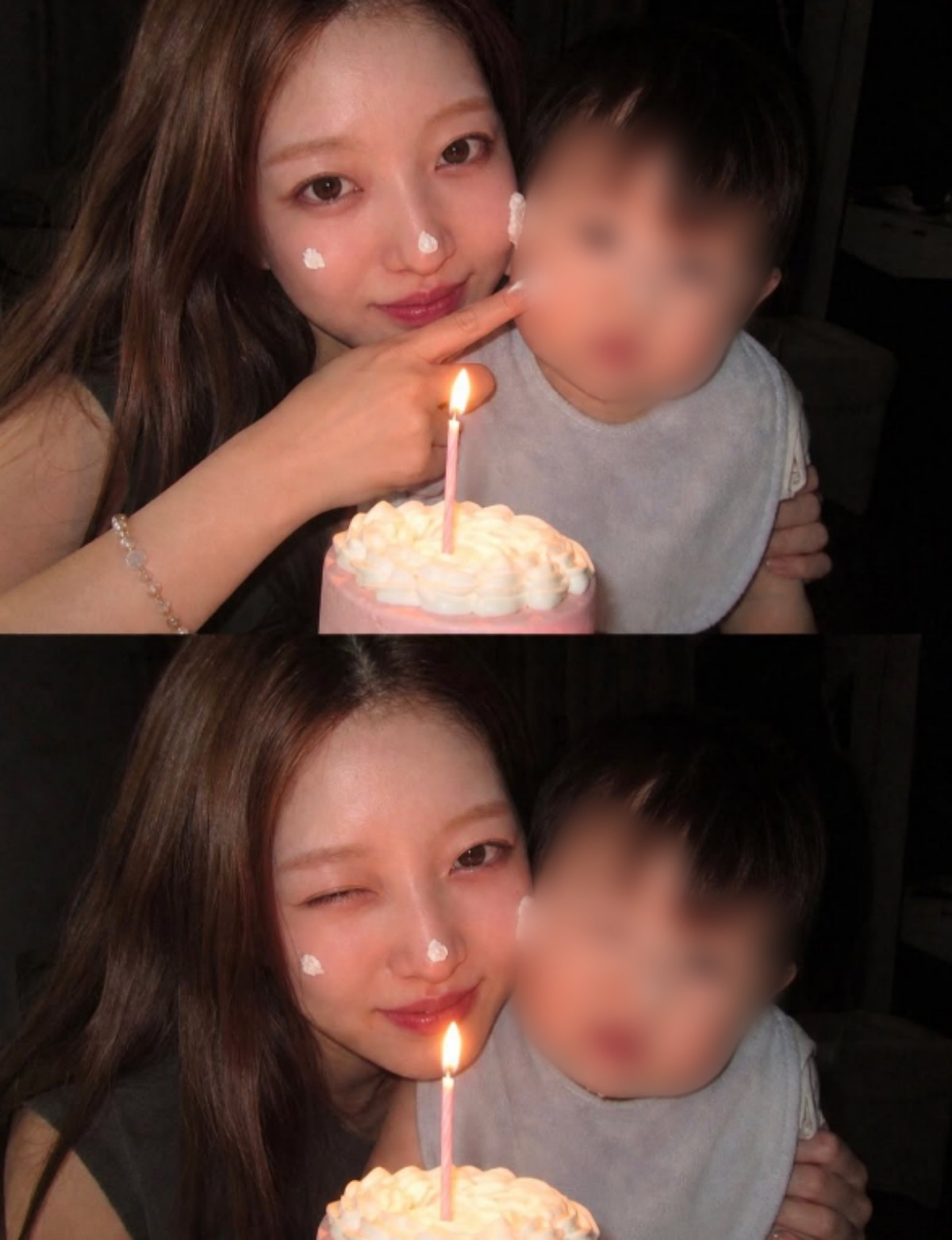 김지연과 그의 아들. / 김지연 인스타그램