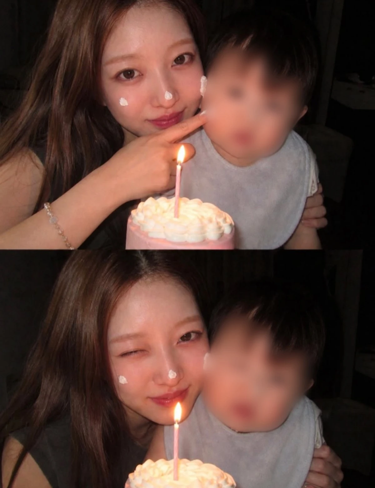 김지연과 그의 아들. / 김지연 인스타그램