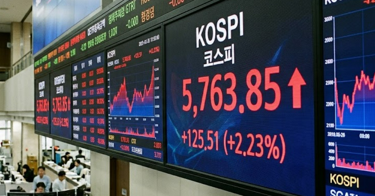 코스피 지수 / 단순 자료 사진. 기사 이해를 돕기 위해 AI로 제작한 이미지.