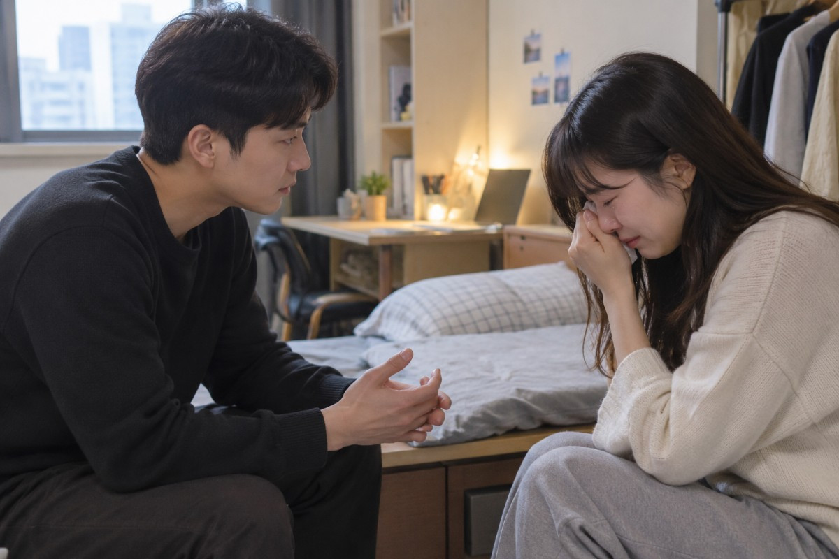 "동거 중인 여친이랑 헤어지려 합니다, 다 맞는데 그게 안 맞아서요"