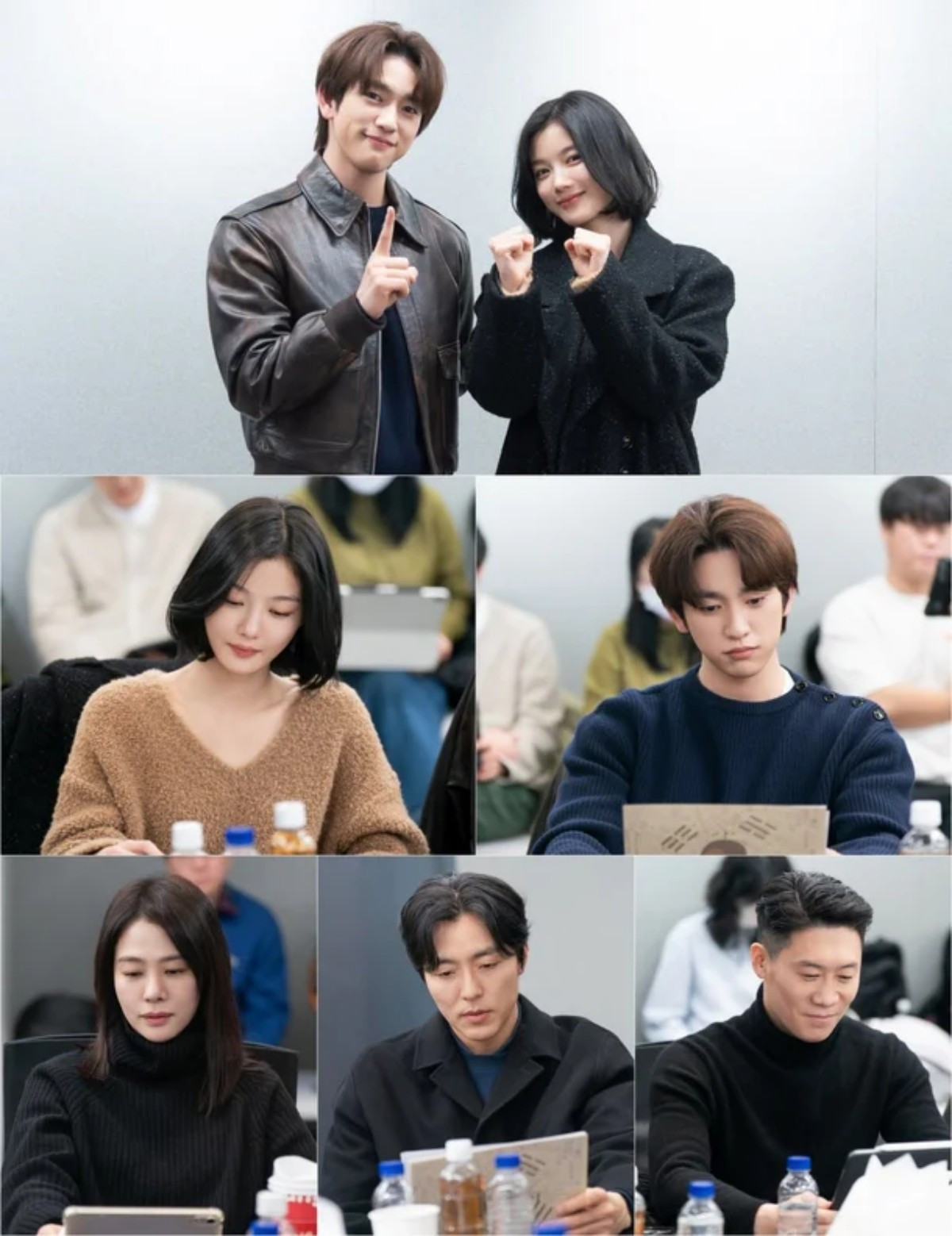'100일의 거짓말' 대본 리딩 현장. / tvN 제공