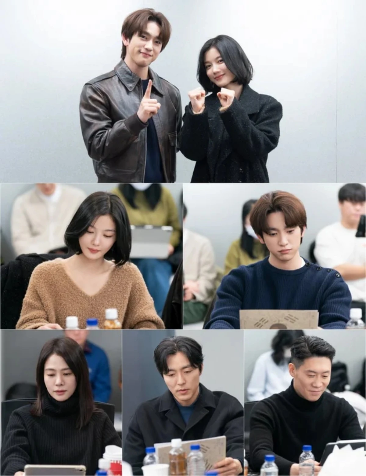 '100일의 거짓말' 대본 리딩 현장. / tvN 제공