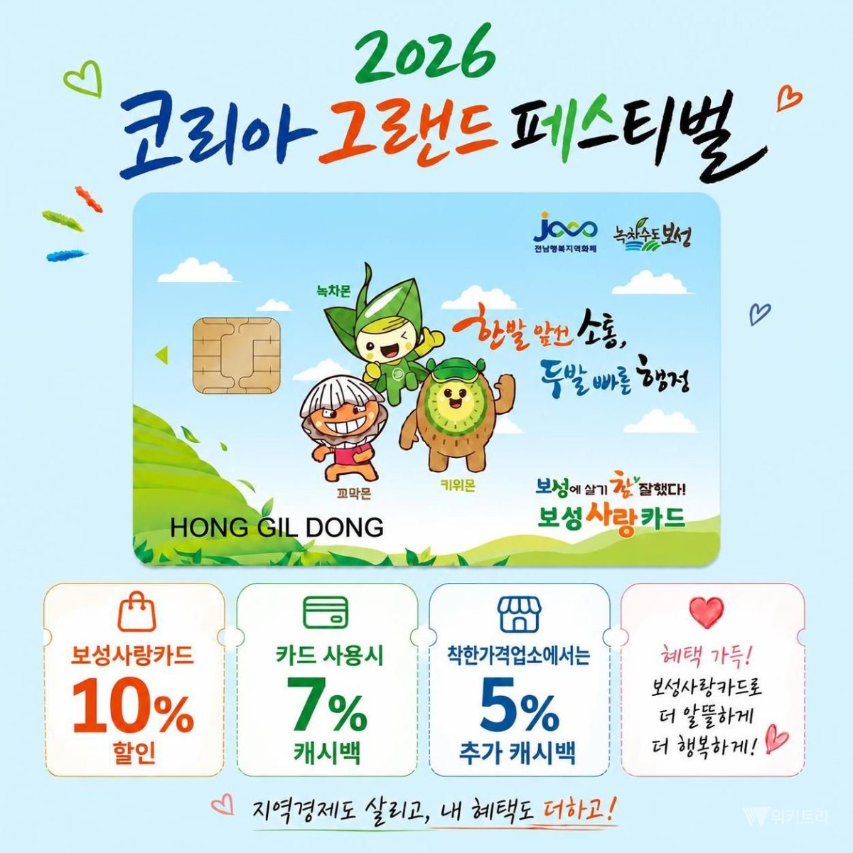 보성사랑상품권, 할인·캐시백 최대 22%