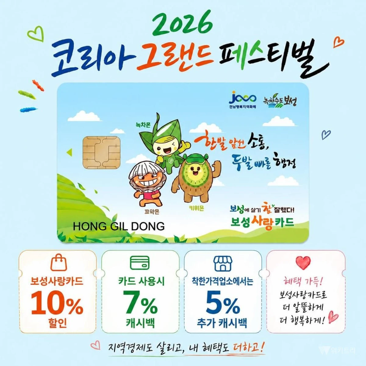보성사랑상품권, 할인·캐시백 최대 22%