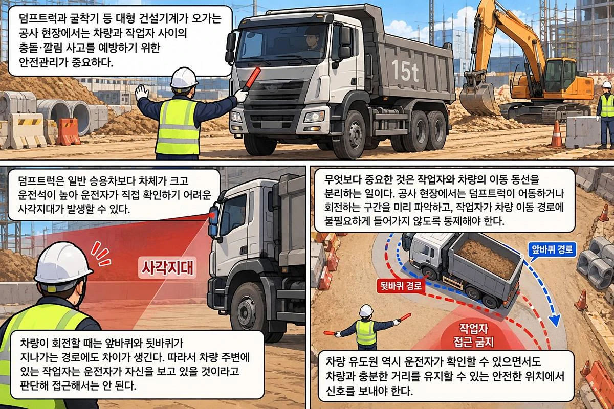 차량 유도원 안전 수칙은? / AI로 제작한 사진