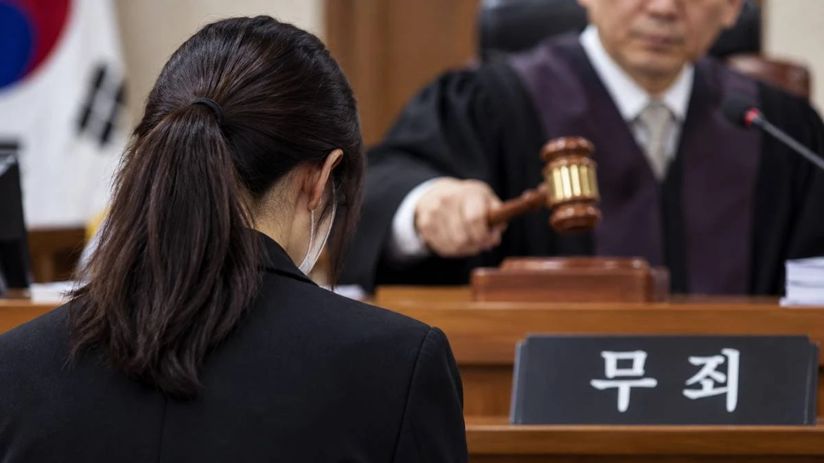 무죄 판결 / AI로 제작된 사진