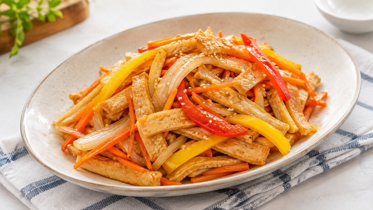 어묵잡채. / 기사 이해를 돕기 위해 AI로 제작한 자료 이미지로, 실제 모습과 다소 차이가 있을 수 있습니다.