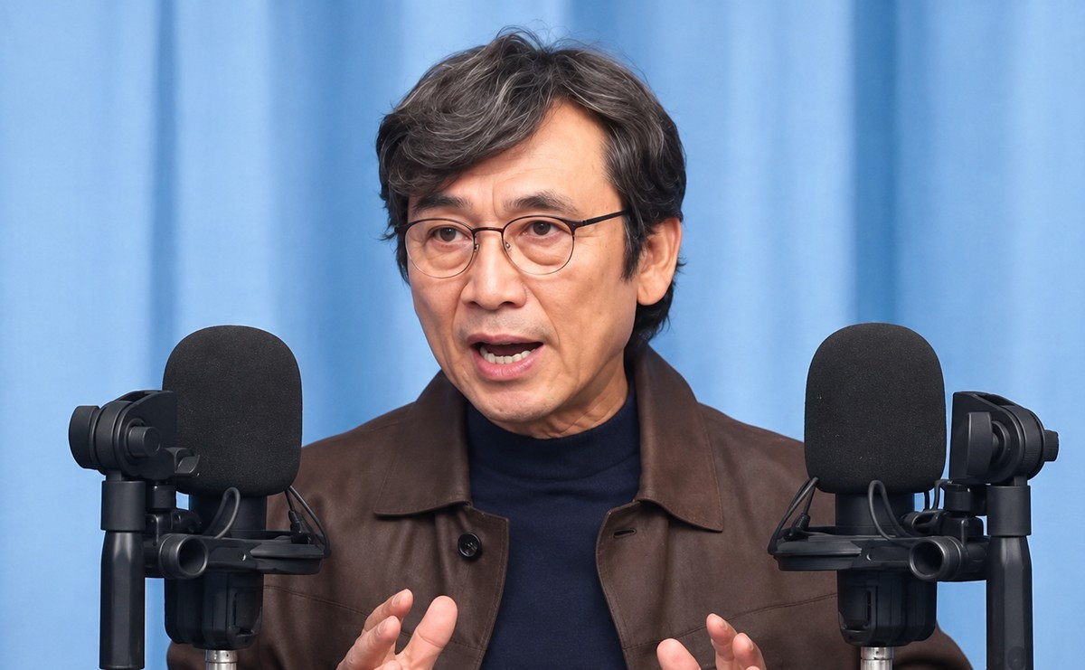 유튜브 채널 '박시영TV'에 출연한 유시민 작가. AI를 활용해 해상도를 개선했음. 유 작가는 '윤석열 딱정벌레가 자기 집을 다 해체했는데 지금 정부와 이 대통령도 똑같이 한다'라며 이 대통령을 또다시 비판했다. 유 작가는 28일 유튜브 방송 '박시영TV'에 출연해 '(이 대통령의) 국정수행 지지율 하락의 제일 큰 문제는 진영의 해체'라며 이렇게 밝혔다. / 유튜브 '박시영TV'