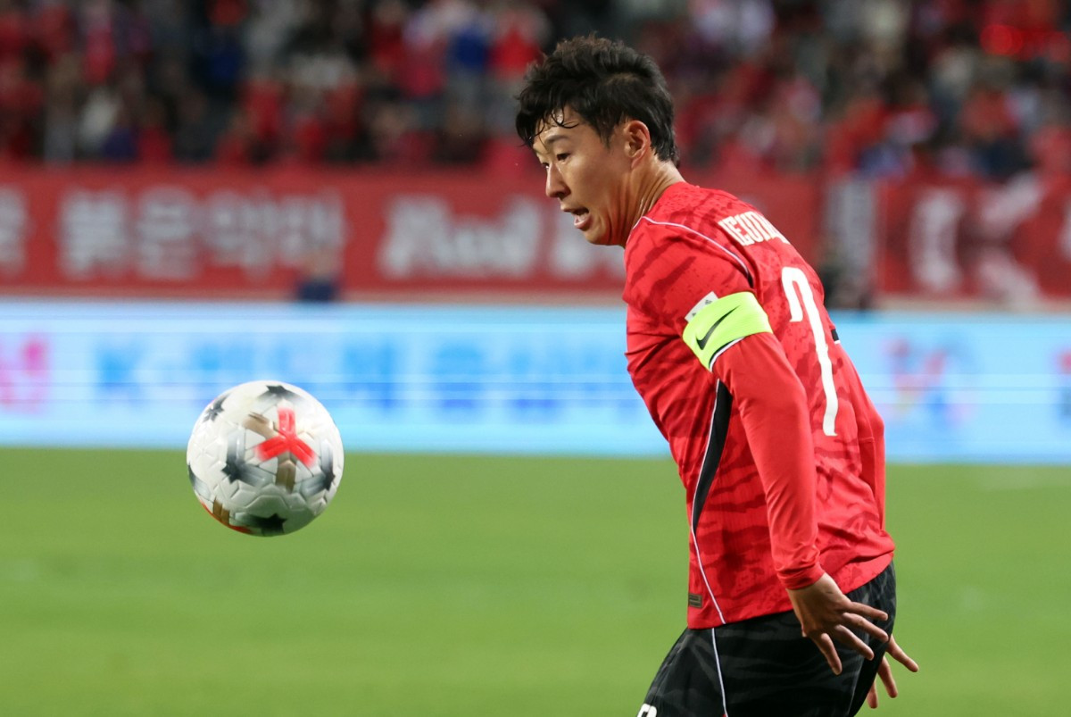 대한민국 축구 대표팀 주장 손흥민. / 뉴스1
