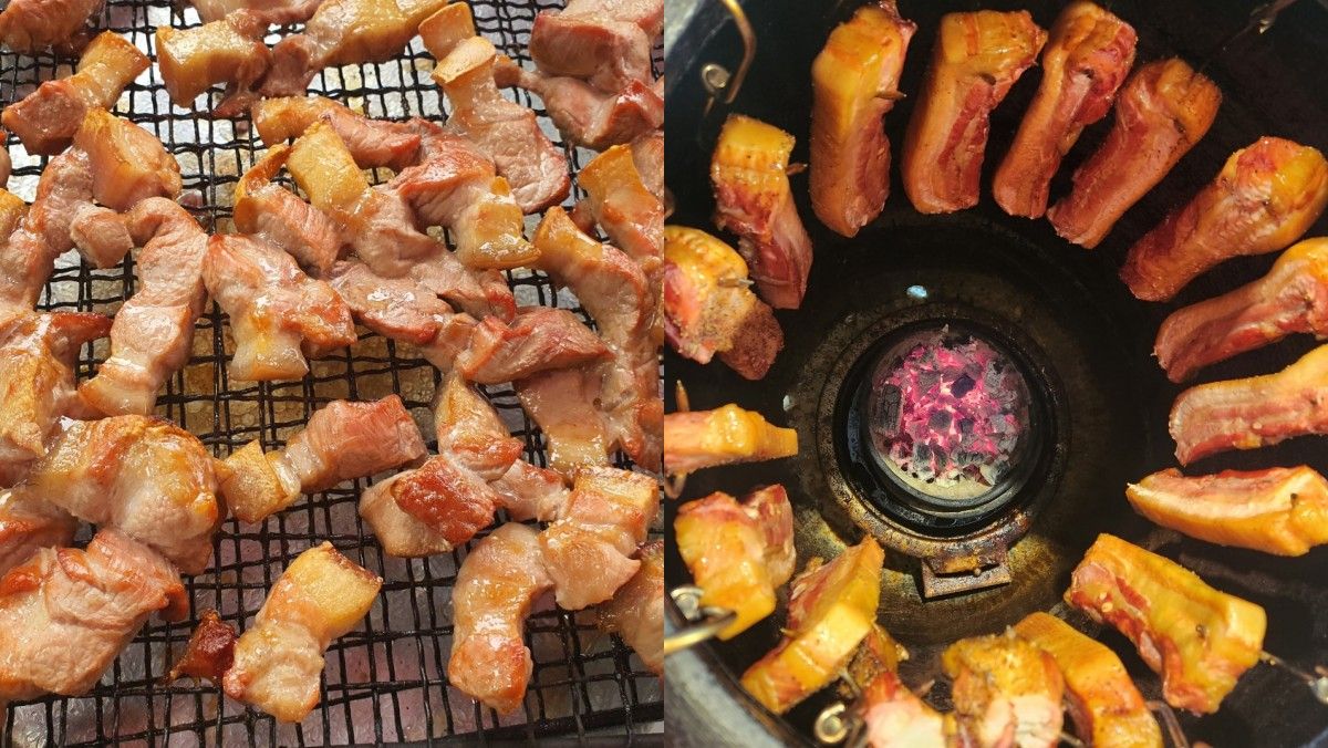 경북 상주시 '조이통통생구이'의 대표 메뉴인 숙성제주흑돼지와 통삼겹항아리. / 네이버 업체 등록 사진