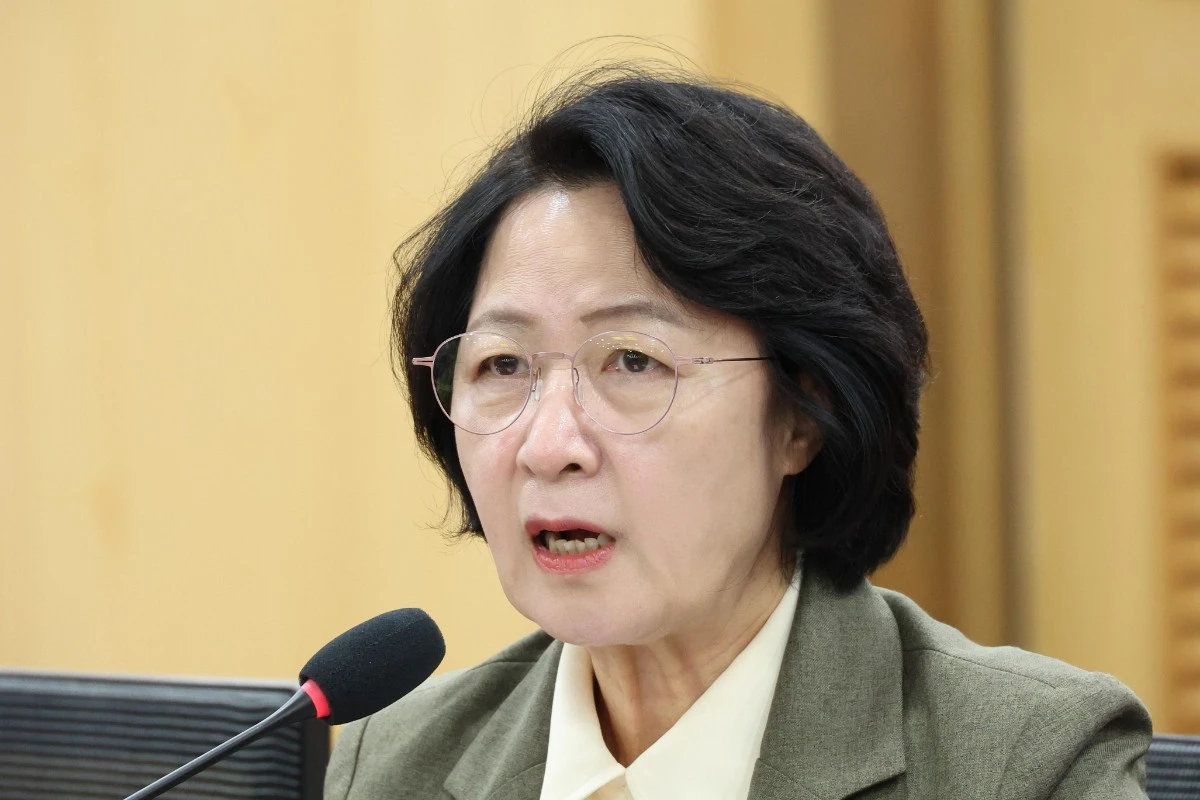 추미애 경기도지사가 30일 서울 여의도 국회 의원회관에서 열린 지방재정 확충을 위한 지방세제 개편 정책토론회에서 인사말을 하고 있다. / 뉴스1