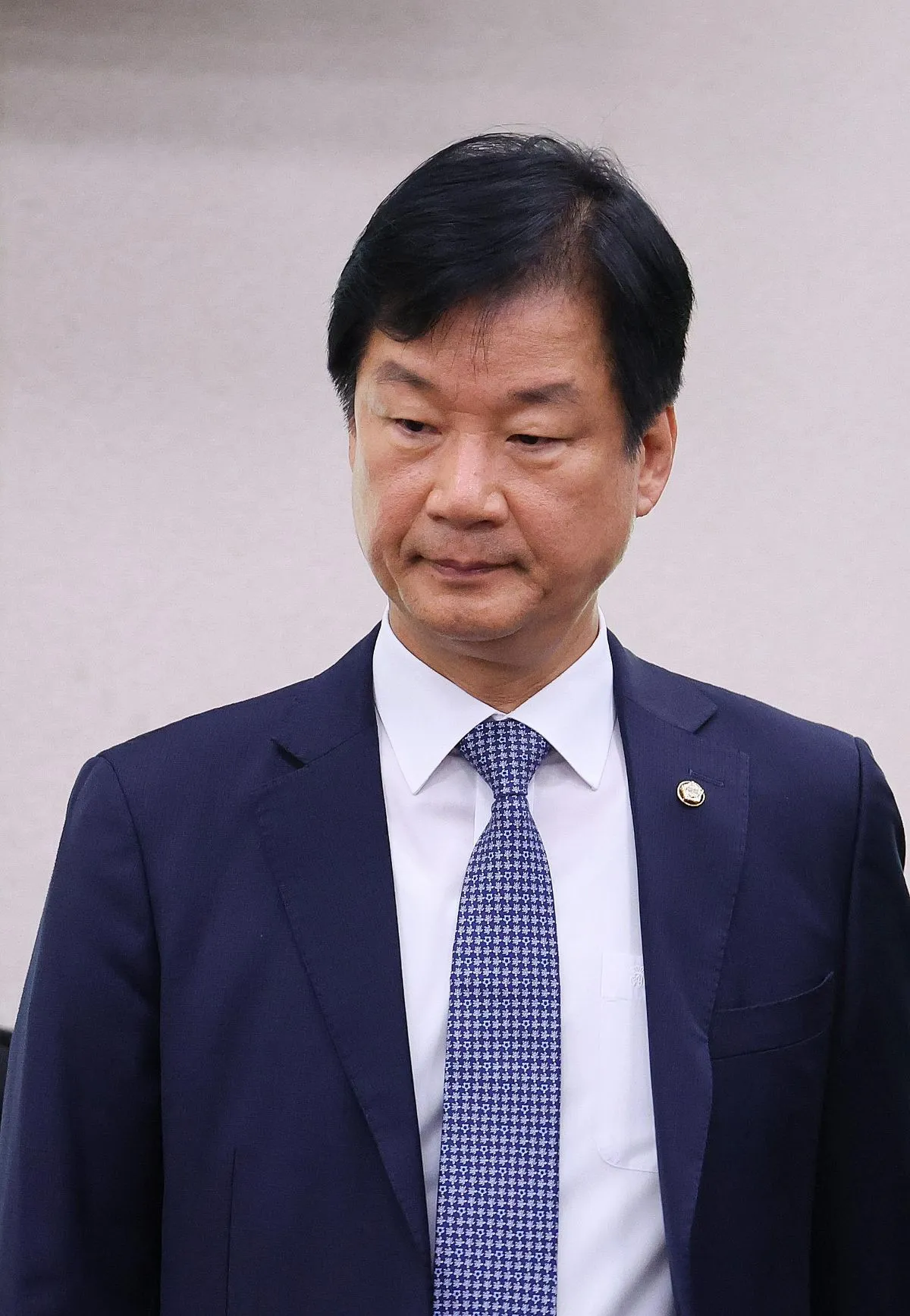 박균택 더불어민주당 의원이 26일 서울 여의도 국회에서 열린 법제사법위원회의 법무부 등에 대한 종합감사에 참석하고 있다.  / 뉴스1