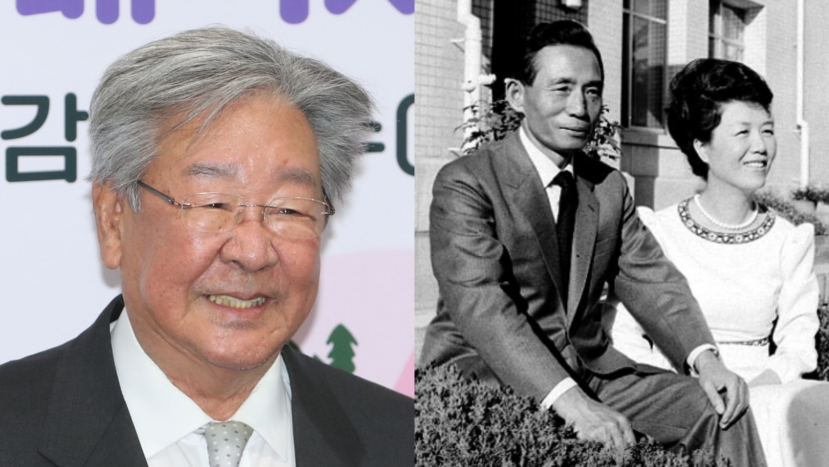 최불암, 박정희 대통령과 육영수 여사 / 뉴스1