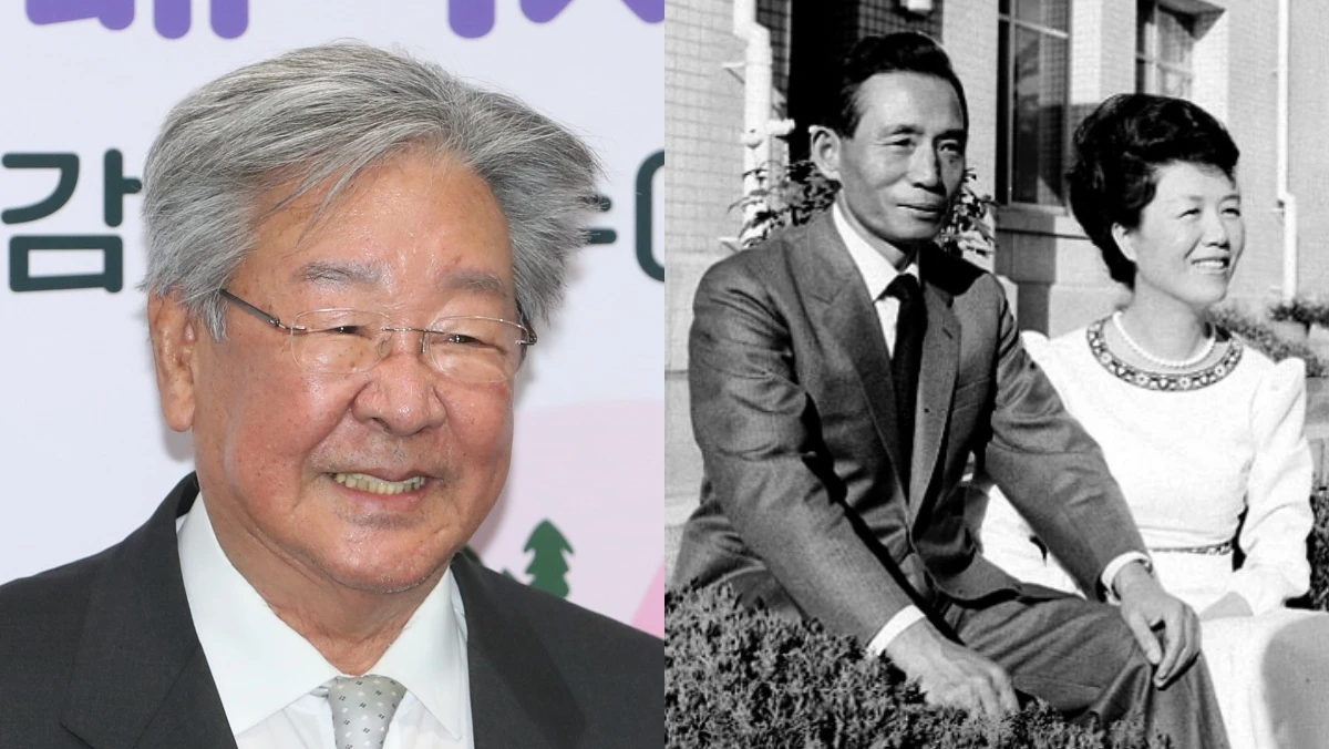 최불암, 박정희 대통령과 육영수 여사 / 뉴스1