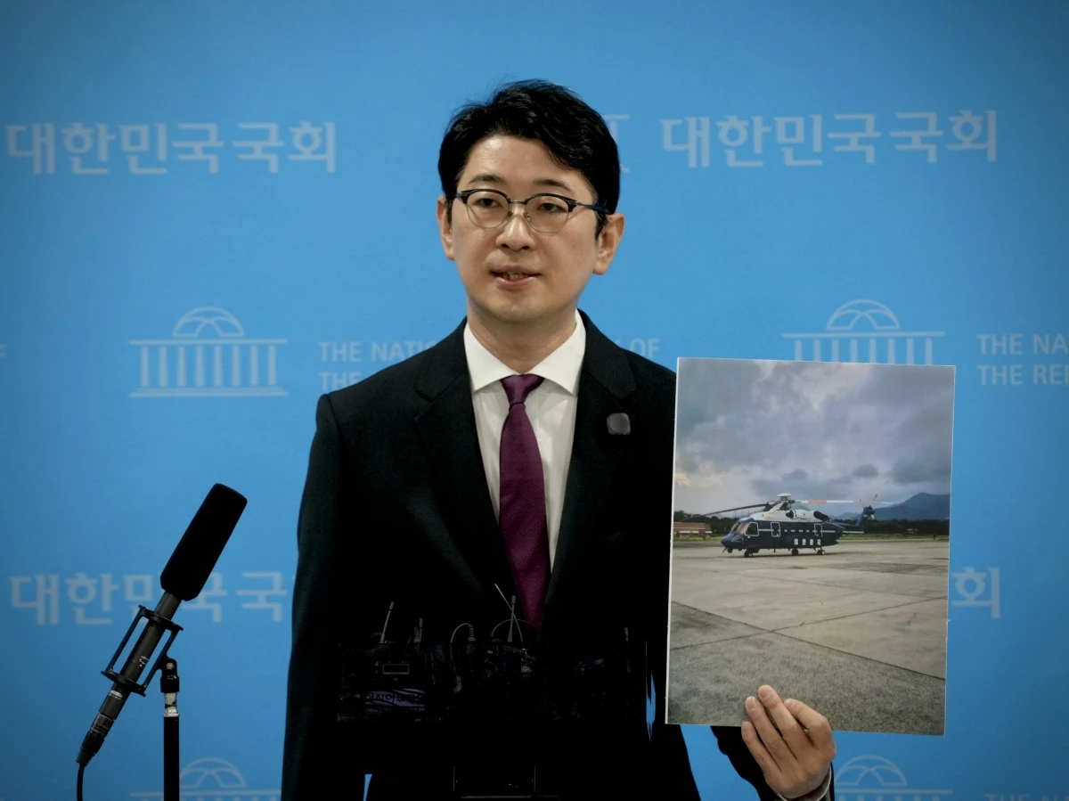 주진우 국민의힘 의원은 29일 이재명 대통령이 여름휴가 때 장남 부부와 함께 해군기지 내 골프장에서 골프를 친 뒤 대통령 전용 헬기를 이용해 숙소로 이동했다는 의혹을 제기했다. / 주진우 의원실